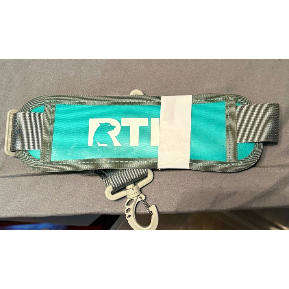 RTIC Padded Shoulder Strap Teal Grey Replacement for Coolers and Gear Bags
